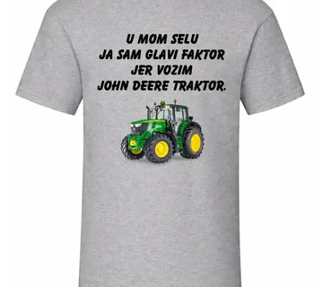 Majica za poljoprivrednika – John Deere traktor - cover