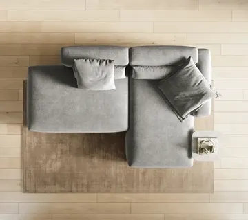 Modularna garnitura Freestyle 310x200cm, Strukturirana tkanina - cover