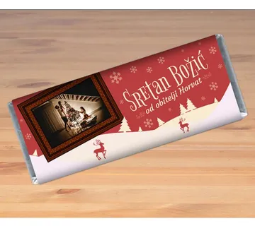 Božićna personalizirana čokolada - cover