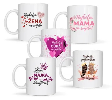 Šalice s natpisom – ženske - cover