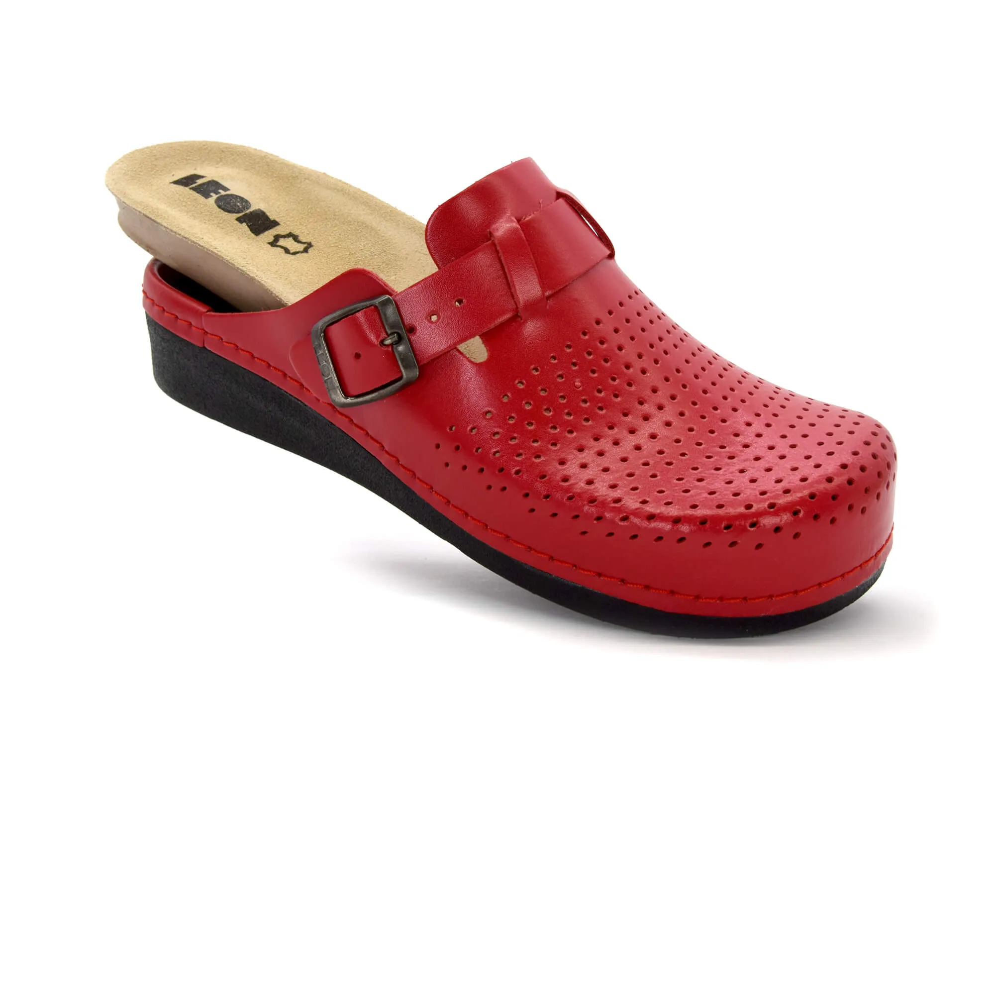 KOŽNE ANATOMSKE KLOMPE, Crvena, IJIA - cover