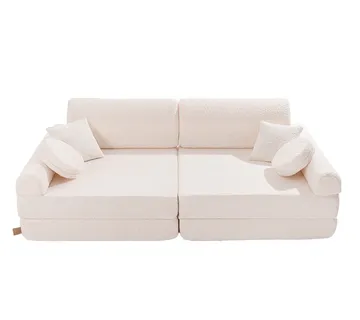 Velika modularna sofa za djecu - Premium bijela - cover