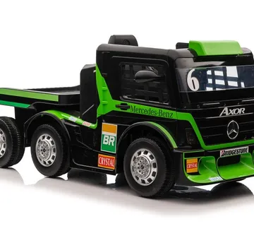 Kamion na akumulator Mercedes XMX622B - zeleni - cover
