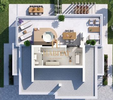 Istra , Zambratija , 2 SS + DB , penthouse 150m2 , 3 parkinga , 300m od mora - cover