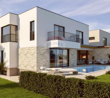 Moderna dvojnica s bazenom u blizini centra Poreča - cover