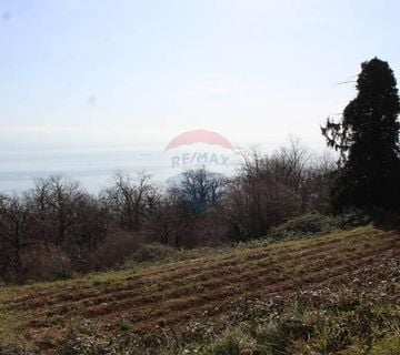 POLJANE- građevinski teren sa panoramskim pogledom na Kvarnerski zaljev - cover