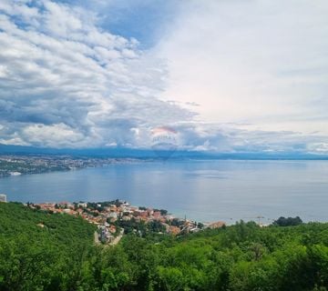 OPATIJA,KOLAVIĆI- građevinsko zemljište sa projektom za vilu s bazenom - cover