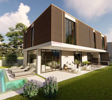 Istra, Poreč moderna vila sa bazenom i pogledom na more - cover