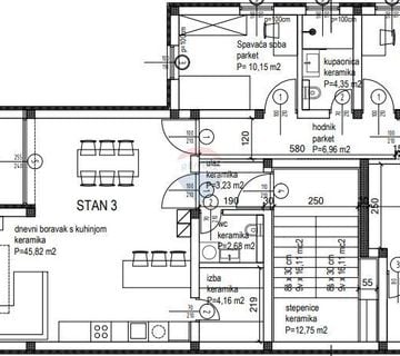 Istra, Kanfanar - vrhunska novogradnja na pješačkoj udaljenosti do centra - 3 sp. sobe - 112m2 - cover