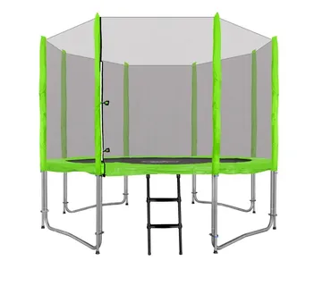 Trampolin  10FT 305cm - zeleni - cover