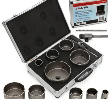 Kruna set za rezanje betona 40 - 125 mm - cover