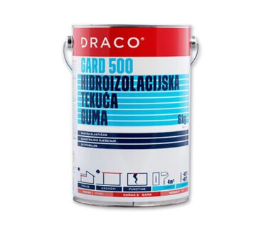 Hidroizolacija DRACO Gard 500 bijeli ili sivi 6kg - Siva - cover