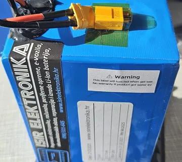 BATERIJA - nova, LiIon 24V, 12,75Ah, 7S5P 26V, XT60, garancija - cover