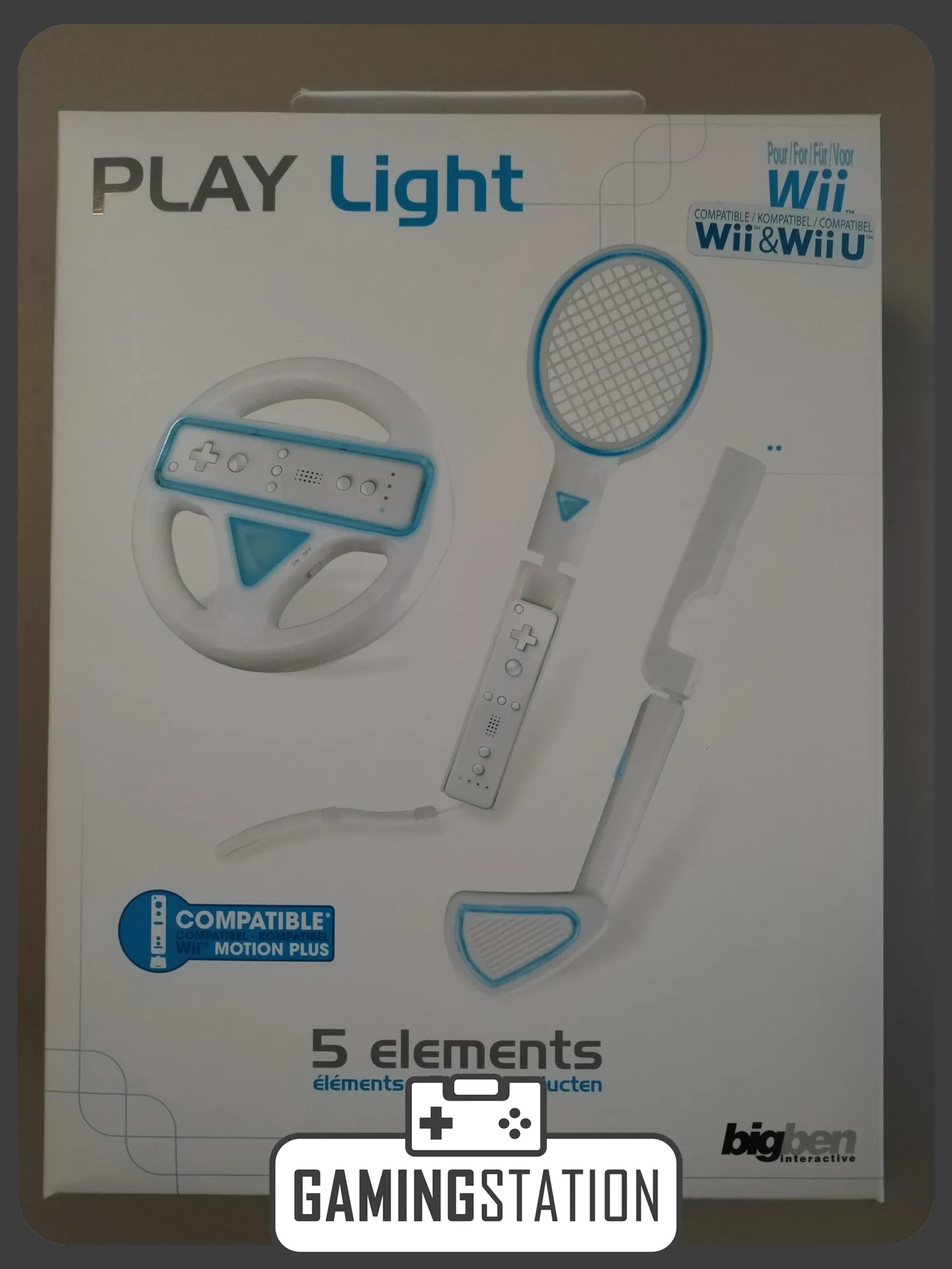 ★ Nintendo Wii/Wii U volan, reket, paica za golf ★ - cover