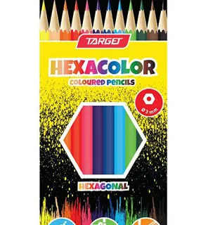 Boje drvene 12 komada Hexacolor Target - Zagreb