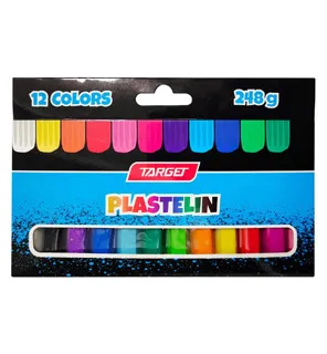 Plastelin 12 boja Target - Zagreb