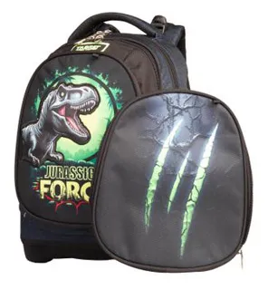 Ruksak školski anatomski Superlight 2Face Jurrasic Force Target - Zagreb