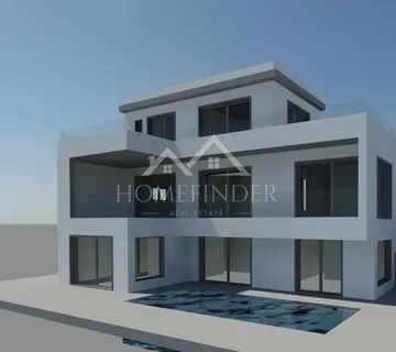 Zemljište 451 m² na otoku Čiovo s dozvolom za luksuznu vilu - cover