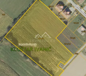 Građevisnko zemljište, Kloštar Ivanić, 11389m2