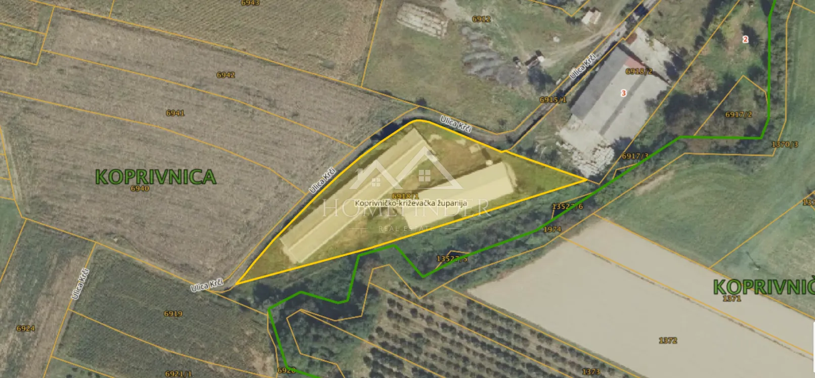 PRODAJA – ZEMLJIŠTE 4.788 m² – Farkašić, Koprivnica - cover