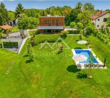 Moderna kuća s bazenom i velikom okućnicom – mir, priroda i potpuna privatnost - cover