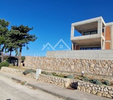 Kolan (Pag) - Luksuzna vila u izgradnji, 174m² (bazen, pogled na more) - cover