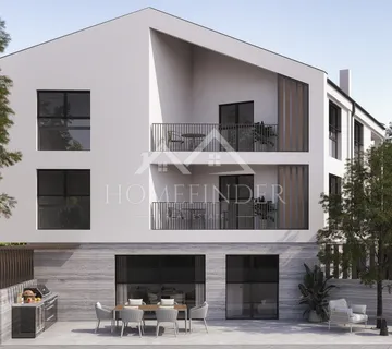 Luksuzni stan u prizemlju s vrtom, 52m2, VPM, Njivice, Otok Krk, NOVOGRADNJA - Njivice, Omišalj