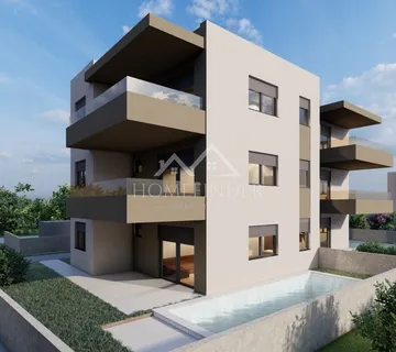 Trosoban apartman A3, 63 m², 200 m od plaže, Novalja, NOVOGRADNJA