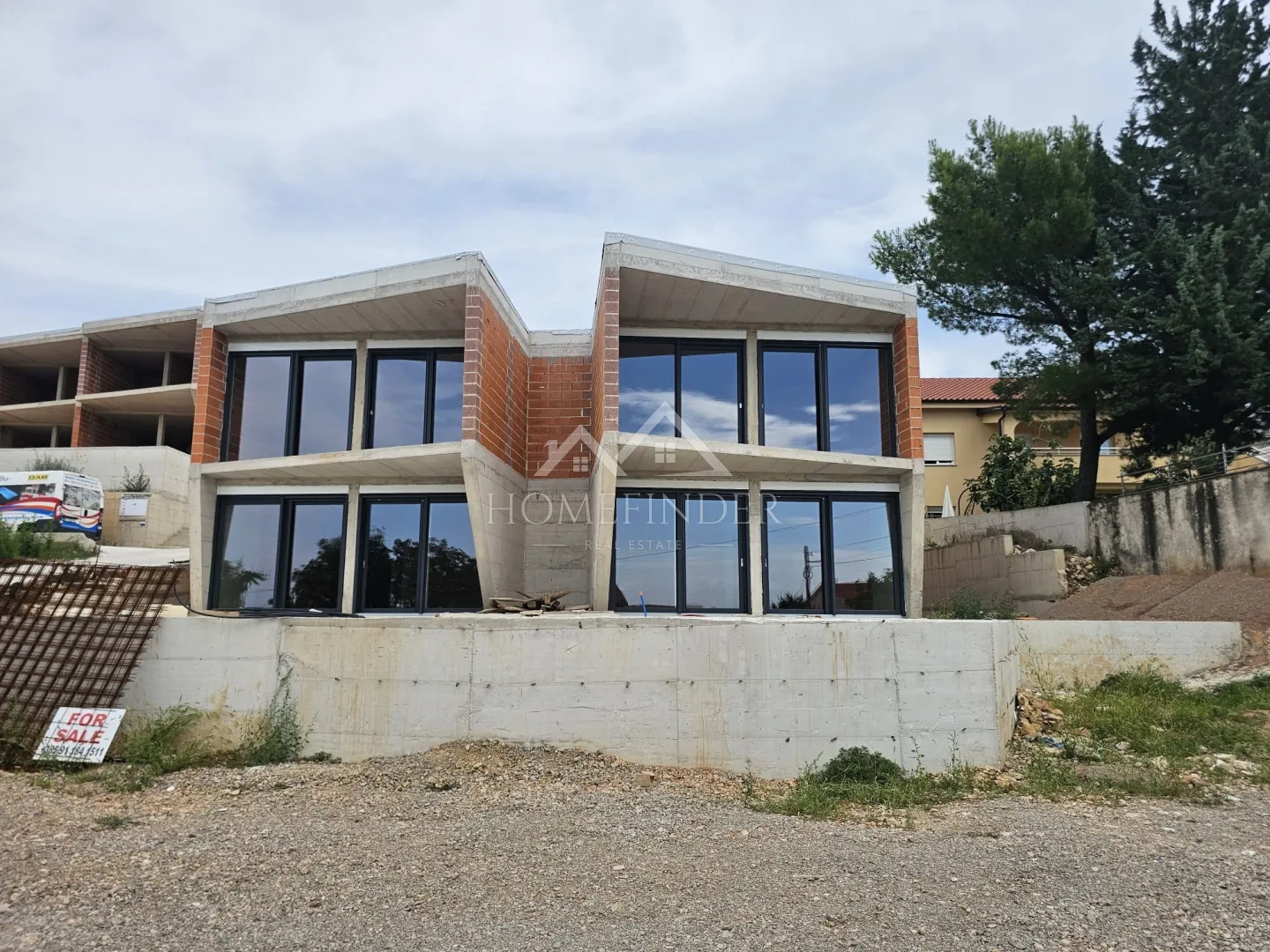 Dvojna kuća sa bazenom i pogledom na more, Jadranovo - cover