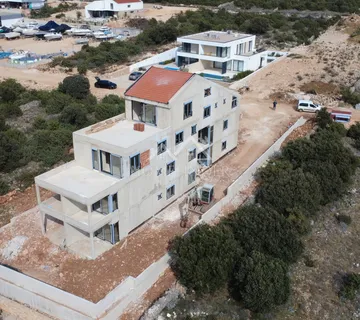 Stan u prizemlju s pogledom i bazenom, 3S, Mandre, 66m2, NOVOGRADNJA - cover