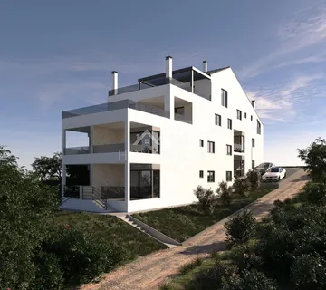 Stan s panoramskim pogledom na more, 4S, Mandre, 84m2, NOVOGRADNJA - cover