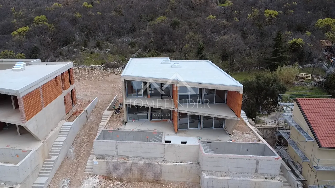 Luksuzna dvojna kuća sa bazenom i pogledom, Jadranovo, 135m2 - cover