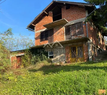 Kuća roh-bau Gornja Pušća – 1649 m2 zemljišta, 2 objekta - Gornja Pušća, Pušća