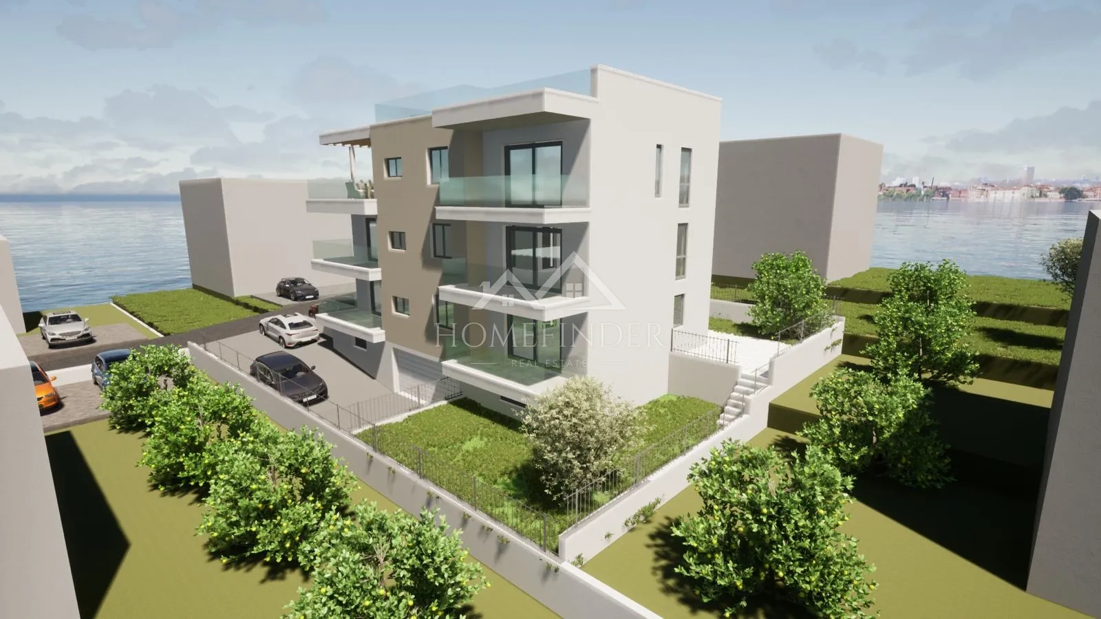 Moderan stan, 62 m2, 90 metara od mora! Čiovo, Okrug Gornji - cover