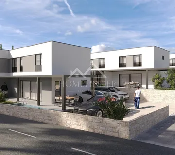Stan s privatnim bazenom, dvoetažni, 88m2, Mandre, NOVOGRADNJA - cover