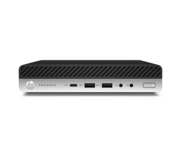 HP ProDesk 600 G3, Mini PC/Intel Core i5-6500T 2.5GHz/8GB DDR4/256GB SSD/Win 10 Pro 64-bit - cover