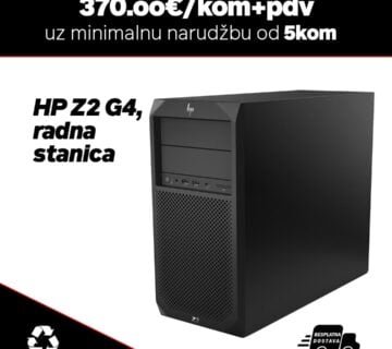 5 x HP Z2 G4, Tower radna stanica/Intel Core i7-8700/32GB DDR4 ECC/512GB SSD/DVD - cover