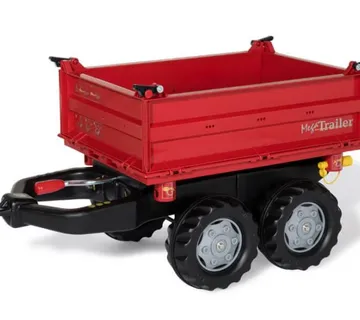 Rolly Toys Mega Trailer crvena prikolica s dvije osovine - cover