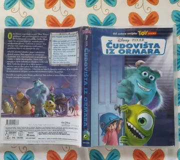 Disney PIXAR - Čudovišta iz ormara  DVD - cover