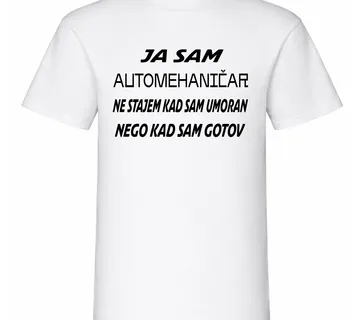 Majica – Ja sam automehaničar - cover