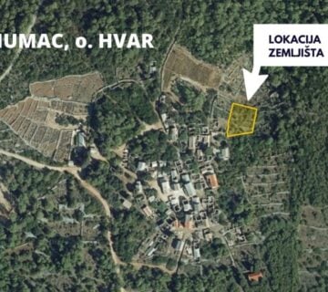 Hvar, Humac, 716 m2 polj. zemljišta uz građ. područje (prodaja) - cover