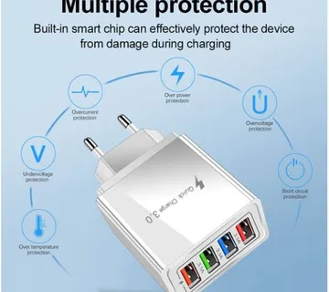 Usb punjač sa 4 priključka - cover