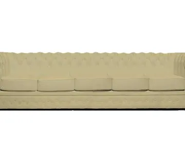 Chesterfield Garnitura First Class Leather | 5-sjedišta | Vanilla - cover