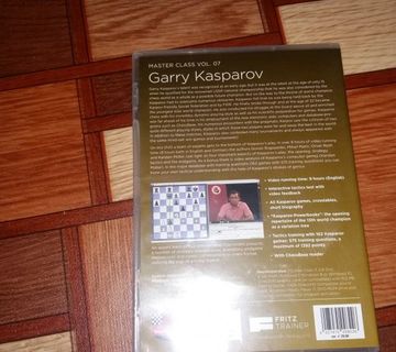 Šah dvd (Kasparov,Morphy,Karpov,Fischer) - cover