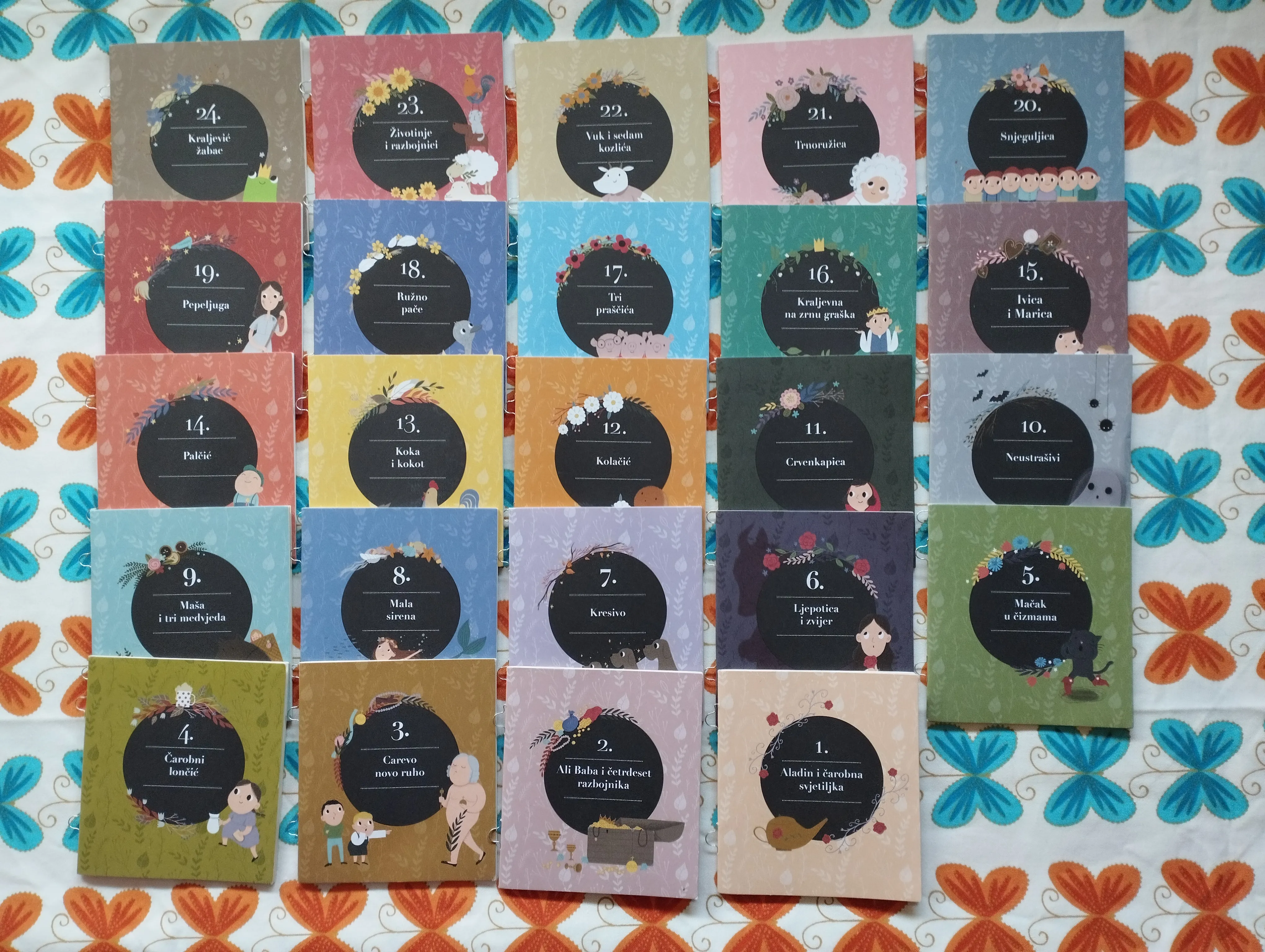 24 mini knjige priča sa ilustracijama Tereza Konupčikova - cover