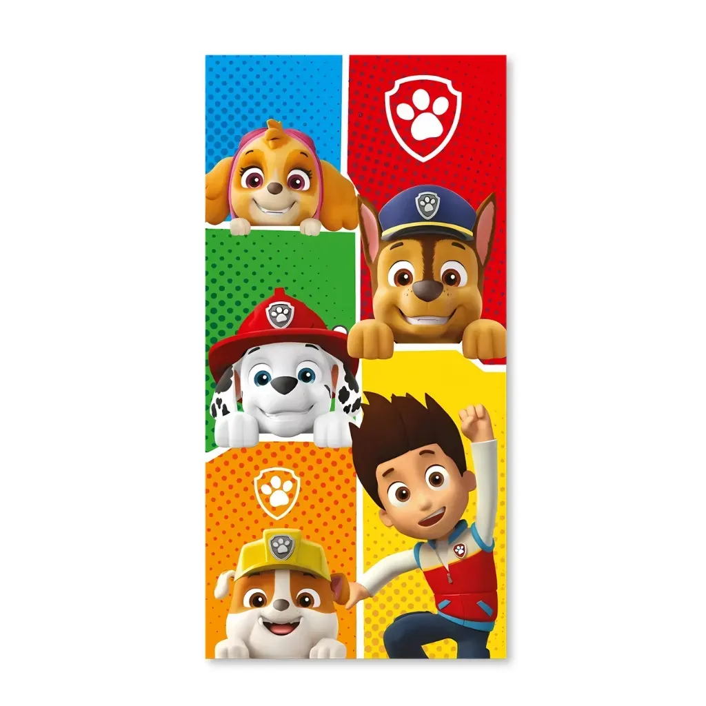 Paw Patrol ‘Colors’ ručnik za plažu, 70×140 cm - cover