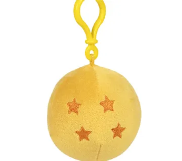 Plišani privjesak Dragon Ball 4 Star Kugla 7cm - cover
