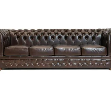 Chesterfield Garnitura First Class Leather | 4-sjedišta | Cloudy Brown - cover