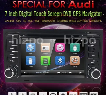 AUDI A4 S4 RS4 2din radio GPS navigacija ANDROID 10 - cover
