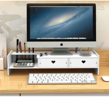 Stalak za monitor ili laptop s ladicama - cover